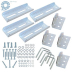 Set of 4 Galvanized Swivel Top Bunk Brackets for Boat Trailer