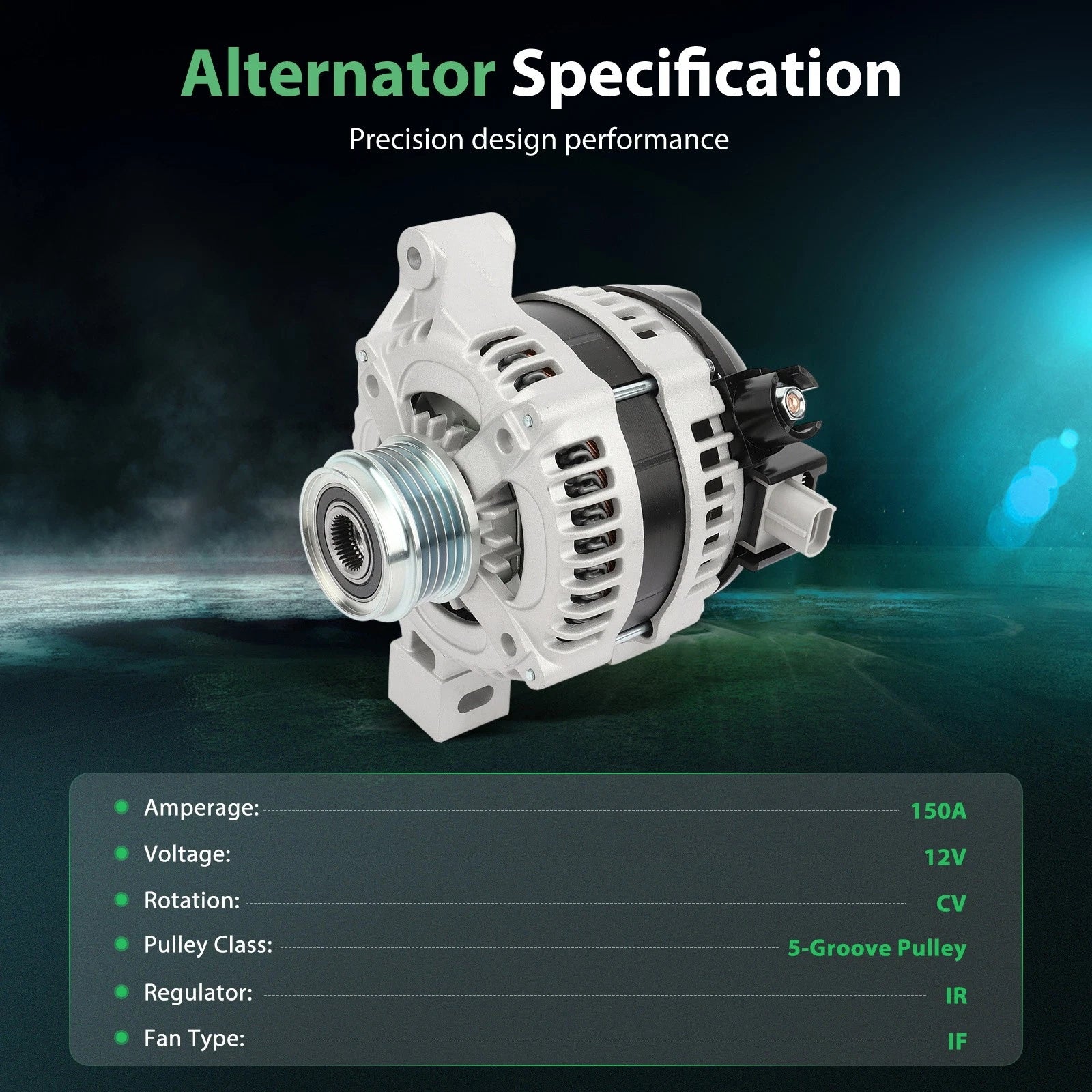 Aluminum Alternator for Volvo S40 V50 (2005–2006)