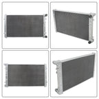 Aluminum Dual Core Radiator for VW Golf Jetta MK4 Audi TT (1999-2006)