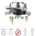Wheel Hubs for Chevrolet Cobalt (2005–2010) Front LH & RH 4 Lug with Bearing