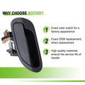 1Pc Black Exterior Rear Left Side Door Handle for Honda Accord (1998–2002)