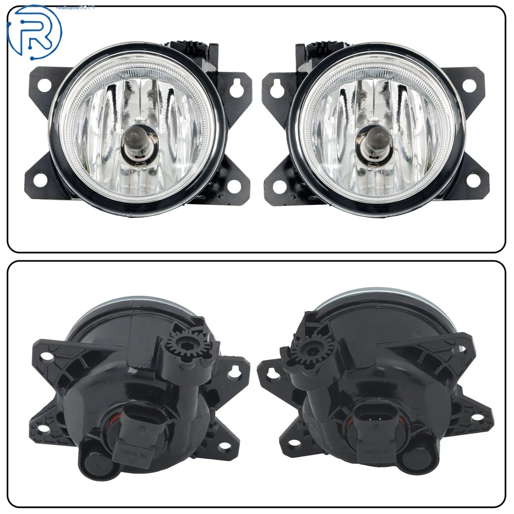 Pair Front Fog Light Lamp Assembly w/Bezel for Honda Odyssey (2018–2020)