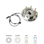 Set of 2 Wheel Hubs for Ram 1500 4WD