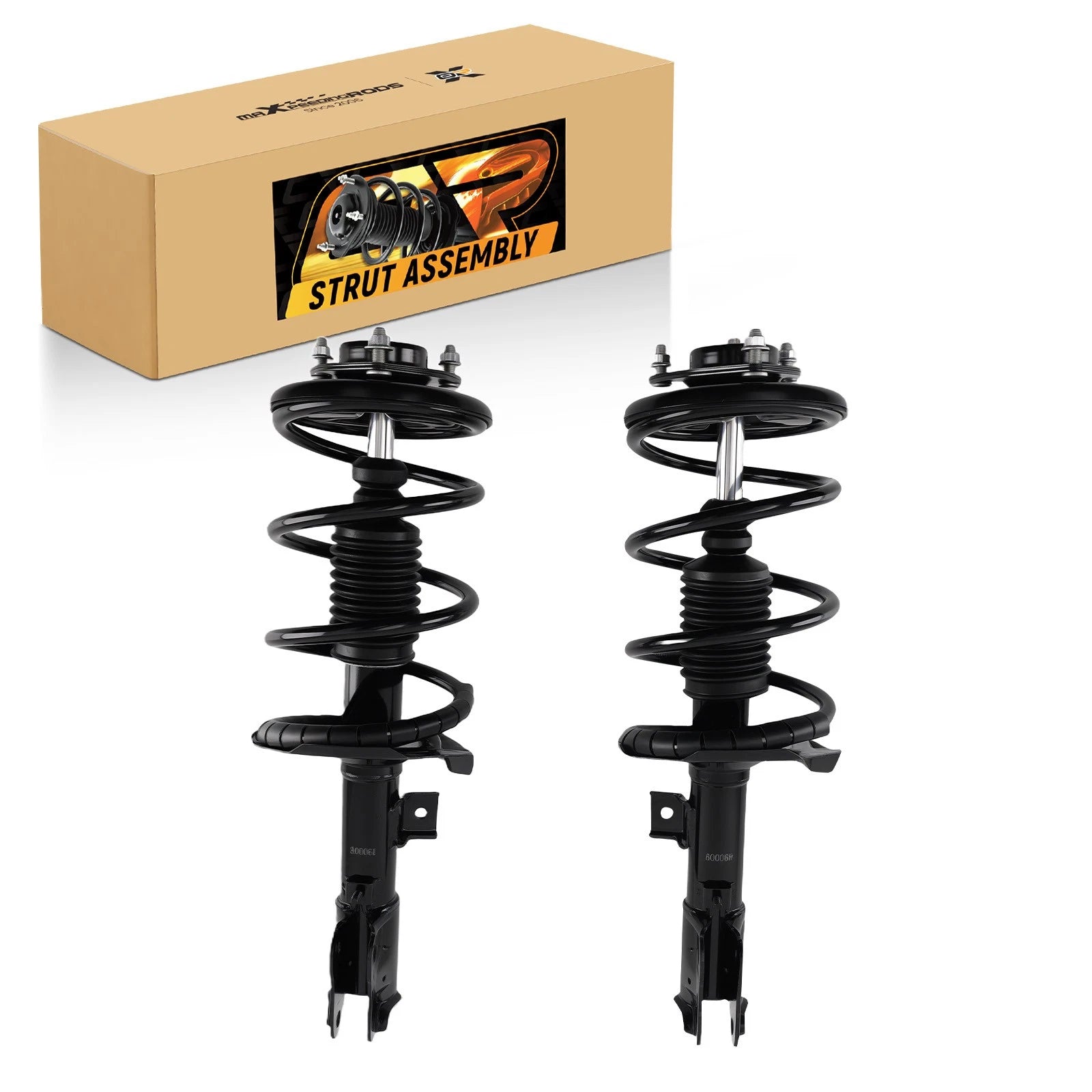 2X Front Quick Complete Struts & Coil Springs for Mitsubishi Lancer (2008–2011)
