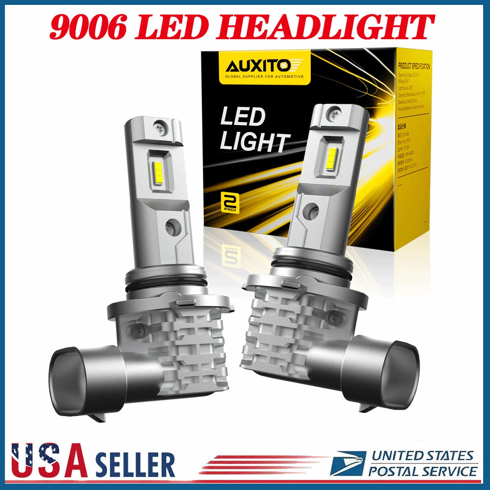 CANBUS 9006 LED Headlight Bulbs Kit for