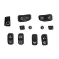11 Pieces Control Switch Cap Buttons for Harley-Davidson Glide Road King (2014–2019)