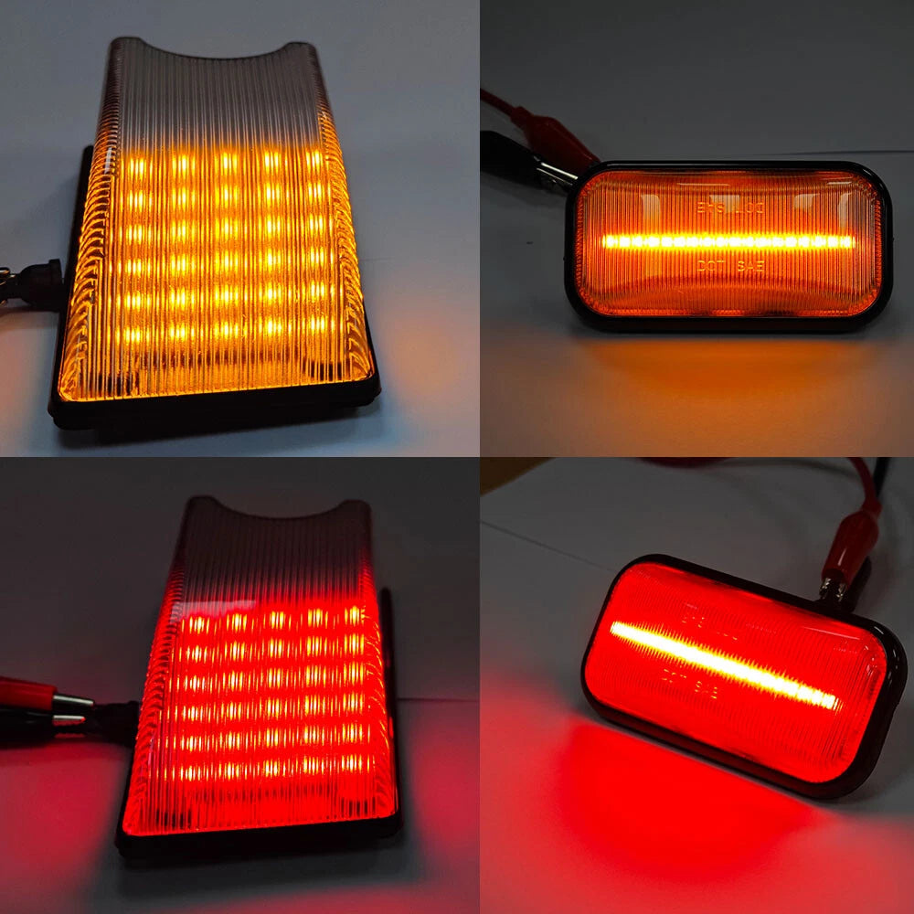 Smoke LED Cab Roof Top Marker Lights for Hummer H2 (2003–2009)