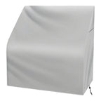 Boat Seat Cover for Pontoon Swingback Console (Grey Oxford Material)