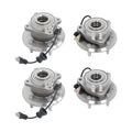 Set of 4 Wheel Hub Bearing Assemblies for Chevrolet Equinox Pontiac Torrent (2007–2009)