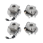 Set of 4 Wheel Hub Bearing Assemblies for Chevrolet Equinox Pontiac Torrent (2007–2009)