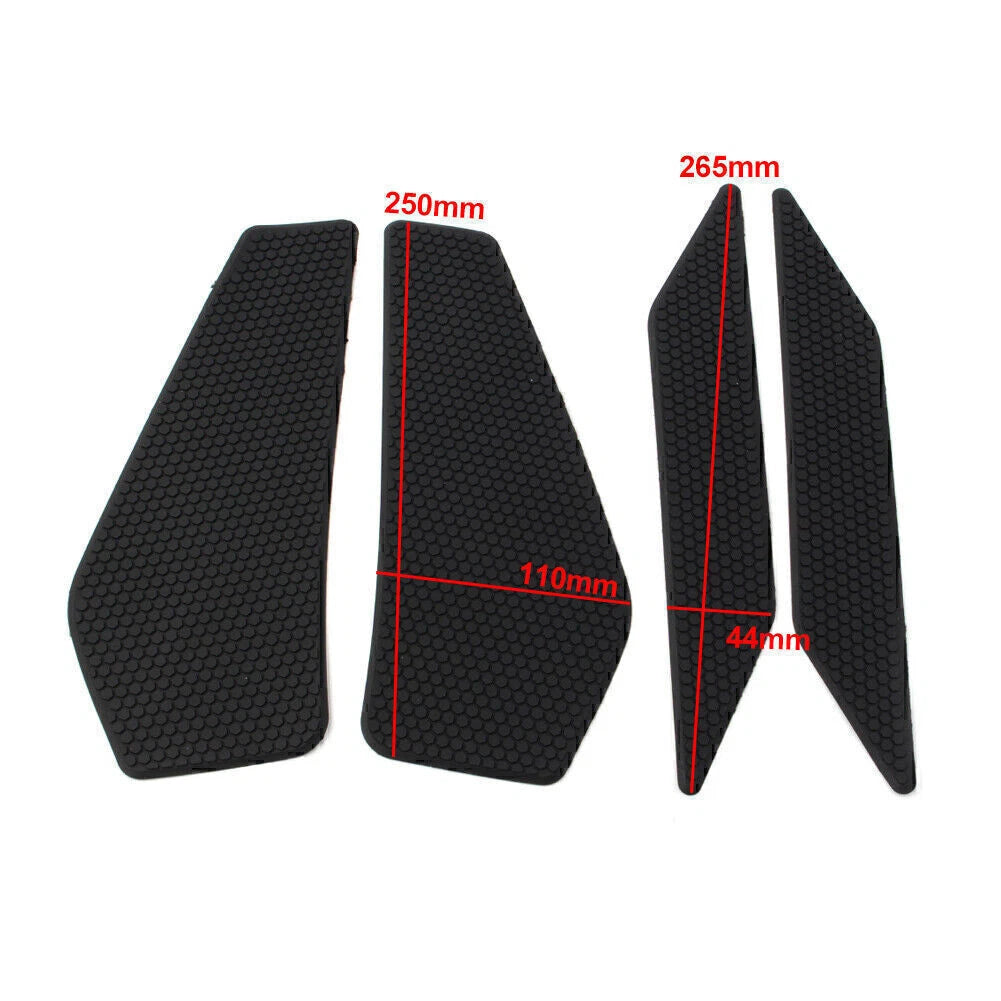 Set of 4 Side Tank Traction Grip Pads for Kawasaki Ninja 400 (2018–2020)
