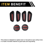Set of 2 Carbon Fiber Seat Adjustment Knob Covers for Ford F-150 (2015–2024)