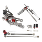 Racing Gray Rear Sets Footpegs for Honda CBR600RR (2003–2006)