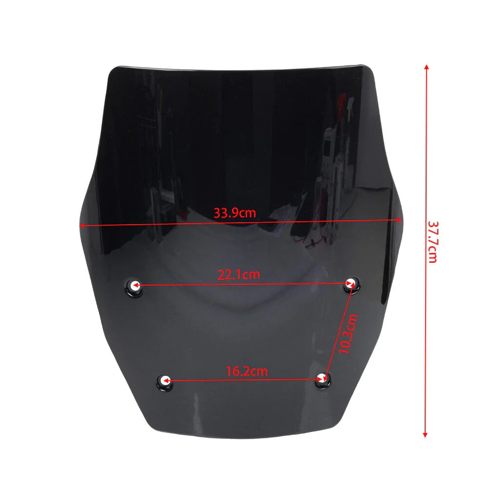Silver Windshield Deflector for BMW R1300GS (2024)