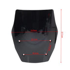 Silver Windshield Deflector for BMW R1300GS (2024)