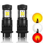2X LED Red Strobe Flash Brake Light Bulbs for AUX 7443 7440 (YYYY–YYYY)