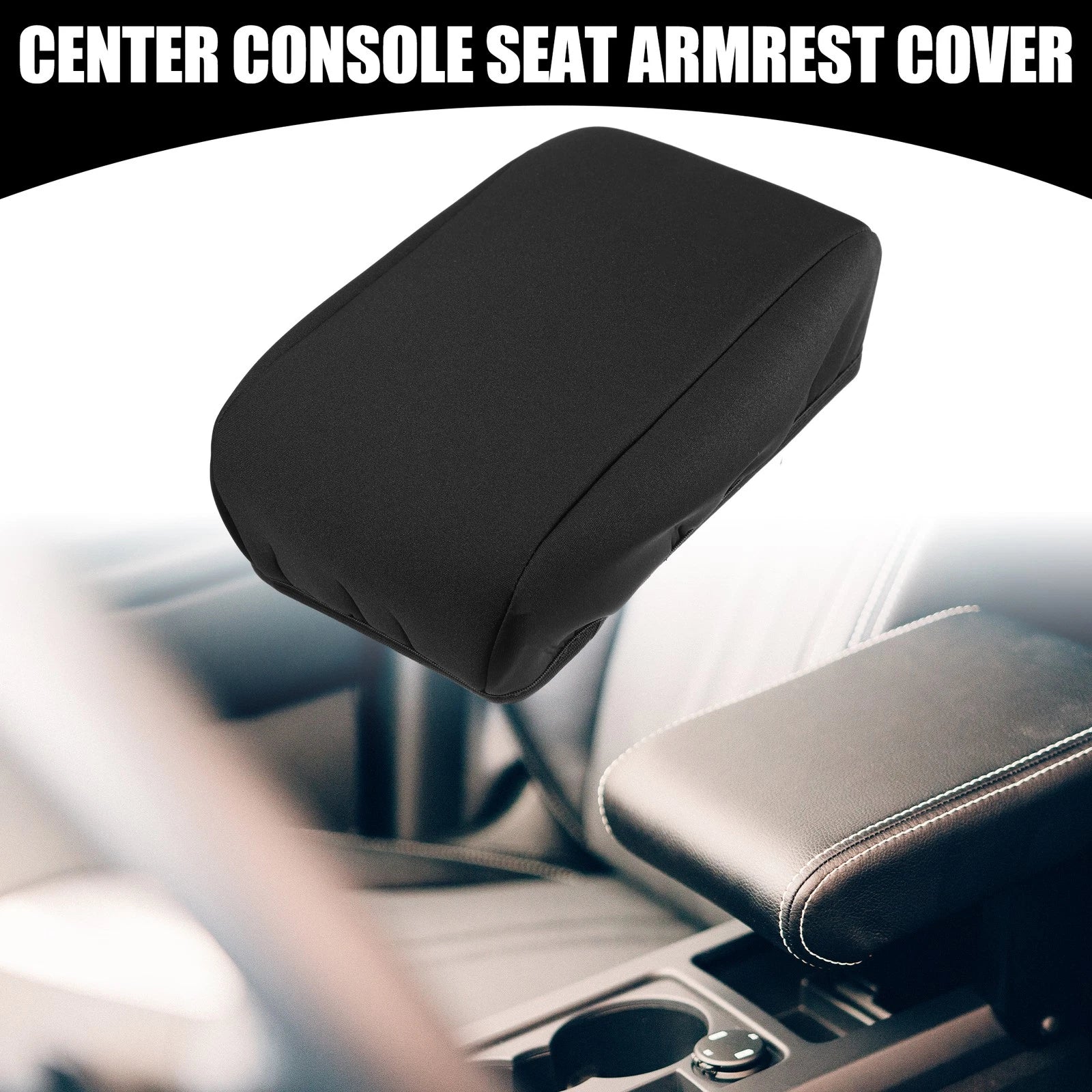 Center Console Armrest Cover for Subaru Crosstrek (2013–2017) Black
