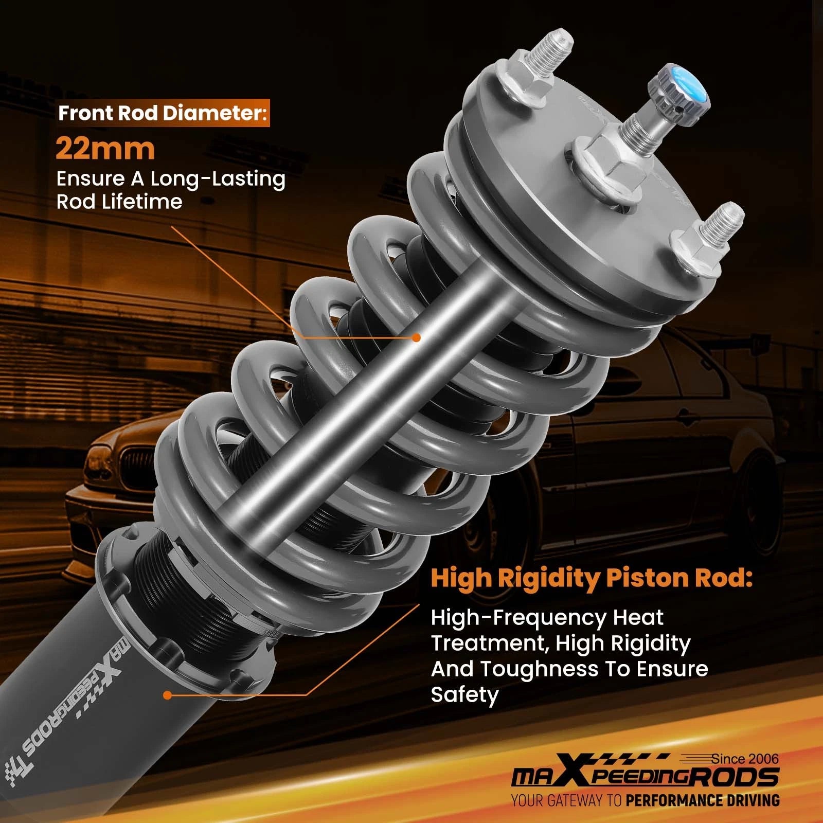 Adjustable Coilovers Lowering Kit for Honda Civic EK (1996-2000)