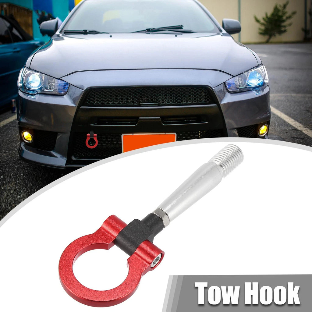 Tow Hook Ring for Mitsubishi Lancer EVO X (2008–2015) - Red