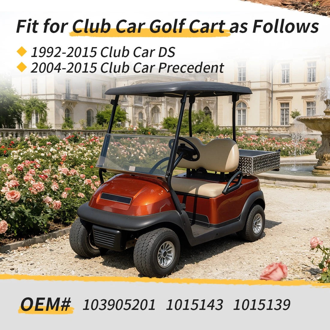 Fuel Tank Vent for ClubCar DS Precedent (1992–2015) 103905201 1015143