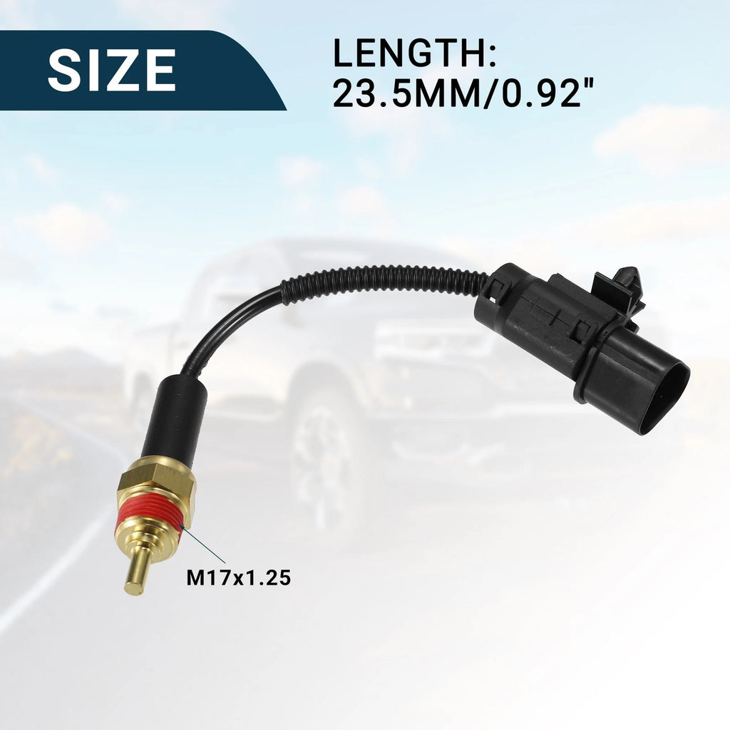 Coolant Temperature Sensor for Kia Spectra (2000–2009) 1Pcs Gold Tone