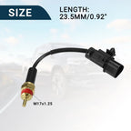 Coolant Temperature Sensor for Kia Spectra (2000–2009) 1Pcs Gold Tone