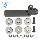 Set of 7 Steel Knurling Tools for Lathe