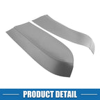 Set of 2 Front Door Panel Armrest Covers for Toyota Prius (2004–2009) Gray