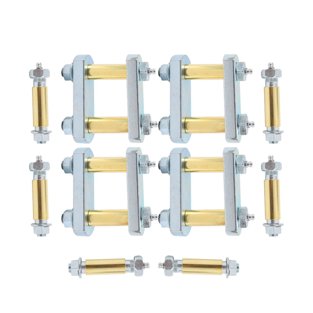 Heavy Duty Greasable Shackle Link Kit for Tandem Axle Trailer Truck