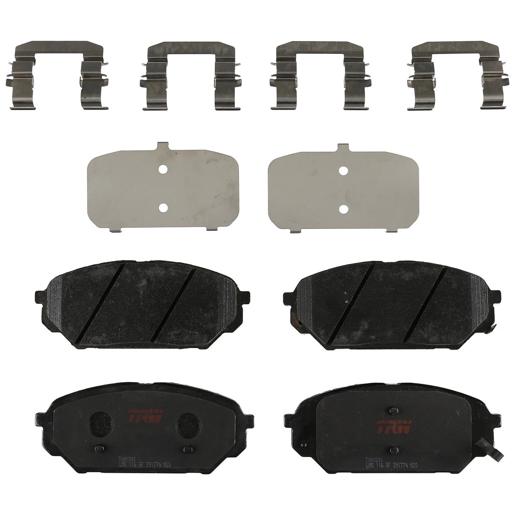 Set of 4 Disc Brake Pads for Hyundai Veracruz (2007–2012)