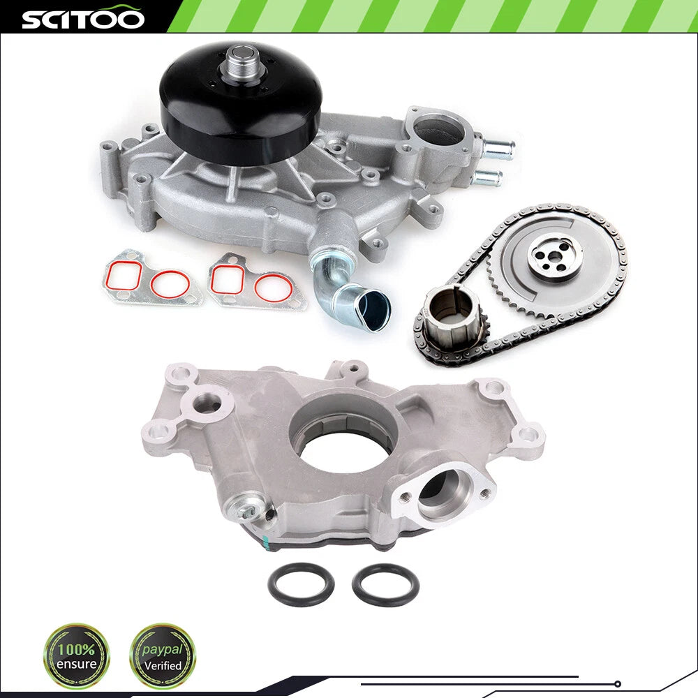 Timing Chain Kit with Water Oil Pump for Chevrolet 4.8L 5.3L 6.0L (2003–2006)