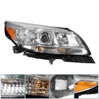Headlight Pair for Chevy Malibu (2013–2015) Halogen