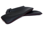 Sunvisor Covers for Ford Mustang (2005–2009) Red Stitch Leather Synthetic