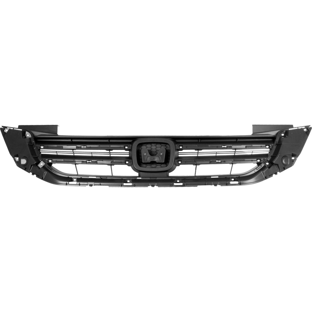 Replacement Black Painted Plastic Front Grille For 2013-2015 Honda Accord Sedan