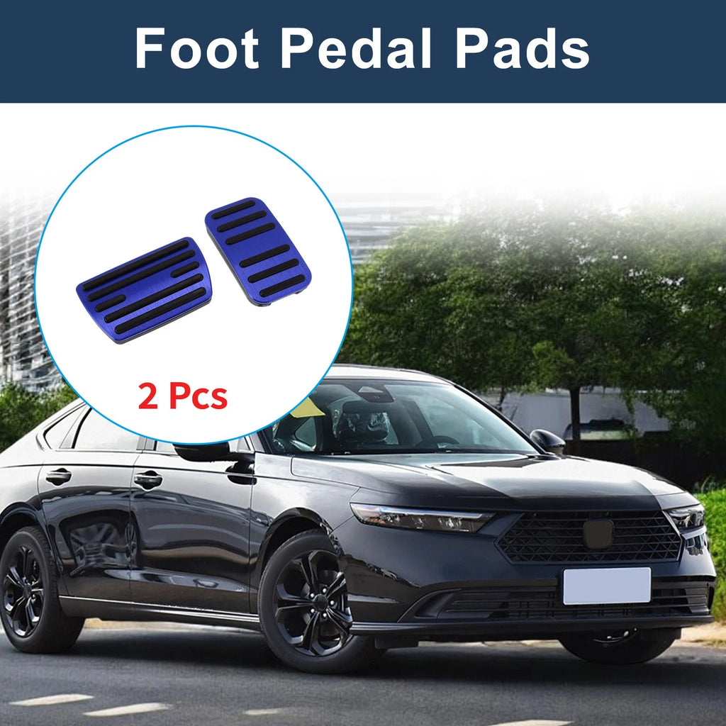 2 Pcs Manual Foot Accelerator Pedal Covers for Honda Step Wagon  Blue