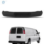 Steel Rear Step Bumper for Chevy Express & GMC Savana (1996–2021)