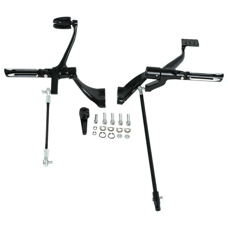 Black Forward Control Pegs for Harley Sportster XL (2004-2013)
