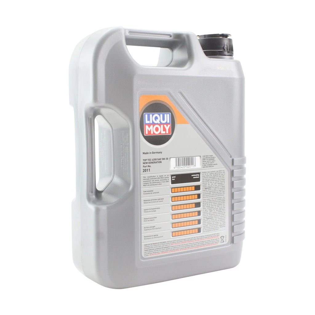 Set of 6 Liqui Moly Top Tec 4200 5W-30 Engine Motor Oil (30L)