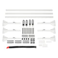 3X White Ladder Roof Rack Bars for Dodge Freightliner Sprinter 2500/3500 (2002–2006)
