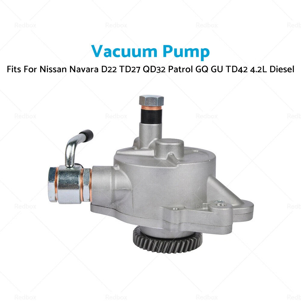 Vacuum Pump for Nissan Navara D22, Patrol GQ GU TD42 4.2L Diesel (2000–2007)