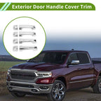 Set of 1 Exterior Door Handle Cover Trim for Dodge Ram 1500 (2019–2024) ABS