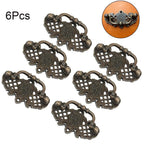 6Pc Antique Bronze Door Handle Pull for Kitchen Cabinet Drawer (N/A)