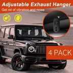 Set of 4 Adjustable Polyurethane Rubber Exhaust Hangers Universal
