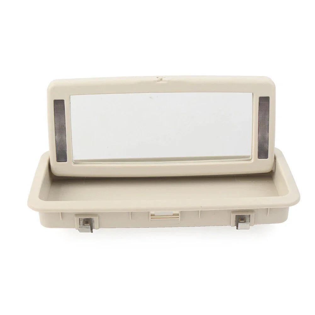 Vanity Mirror with Light for Jaguar XJ (2010-2019) - Rear Row, Creamy White