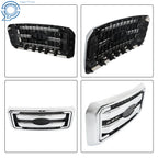Front Radiator Grille Assembly for Ford Super Duty F250 F350 F450 F550 (2011–2016)