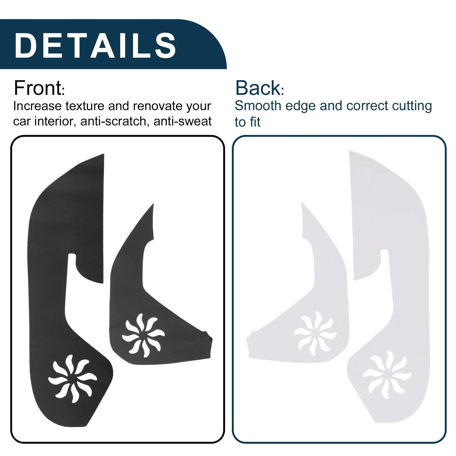 Leather Anti Kick Pad Sticker for Subaru WRX S4 (VB Series)