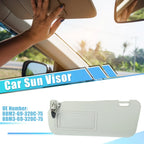 Front Left Sun Visor for Mazda 3 (2010–2013) BBM2-69-320C-75 BBM3-69-320C-75 Gray