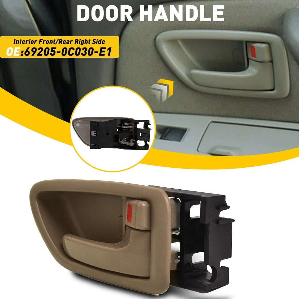 Inside Door Handle Trim for Toyota Sequoia (2001–2007) Beige Tan Right Side