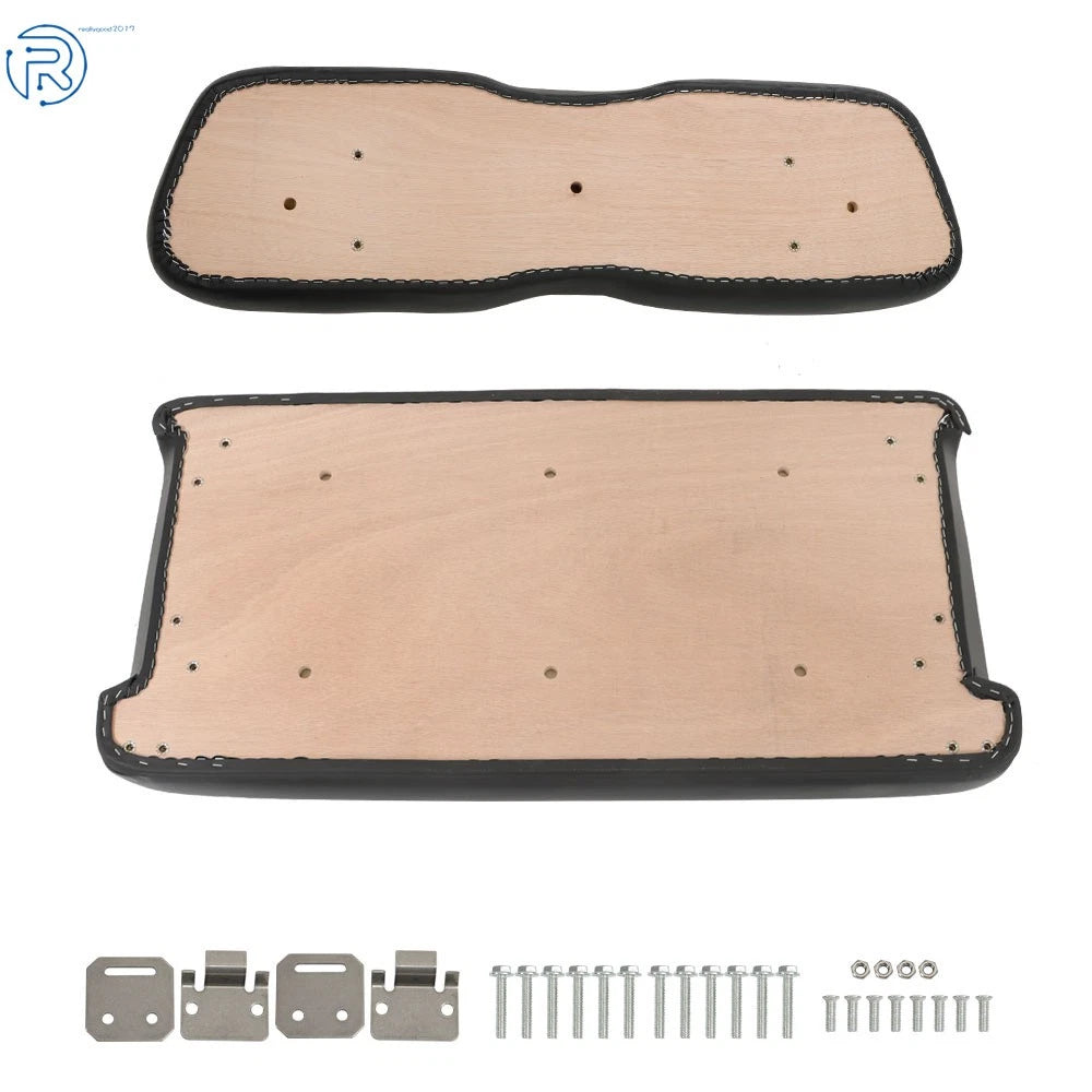 Black Front Seat Bottom and Back Cushion for Club Car DS (2000.5-Up)