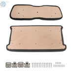 Black Front Seat Bottom and Back Cushion for Club Car DS (2000.5-Up)